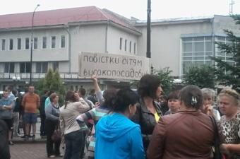 На Прикарпатті жінки протестують проти мобілізації (відео)