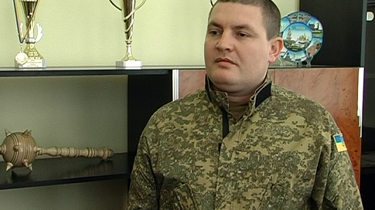 Начальник Коломийської міліції Остап Білейчук поїхав у зону АТО (відео)