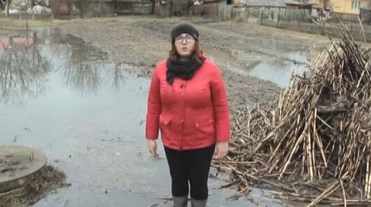 Городи мешканців вулиці Пушкіна перетворилися на озеро (відео)