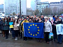 Українські заробітчани вийшли на Євромайдан у Мілані (відео)