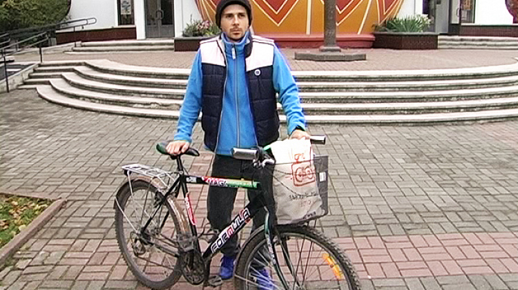 Коломиянин виграв 10 тисяч гривень на велопарковки для міста (відео)