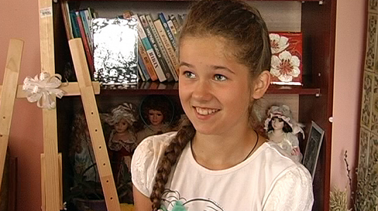 Дівчинка з Коломийщини перемогла у конкурсі образотворчого мистецтва серед дітей хворих на цукровий діабет (відео)