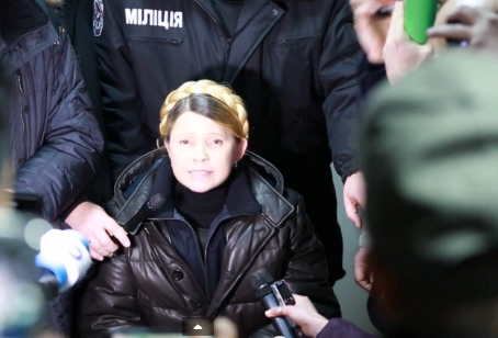 З'явилось перше відео з Тимошенко (відео)