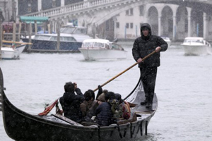 У Венеції замерзли канали