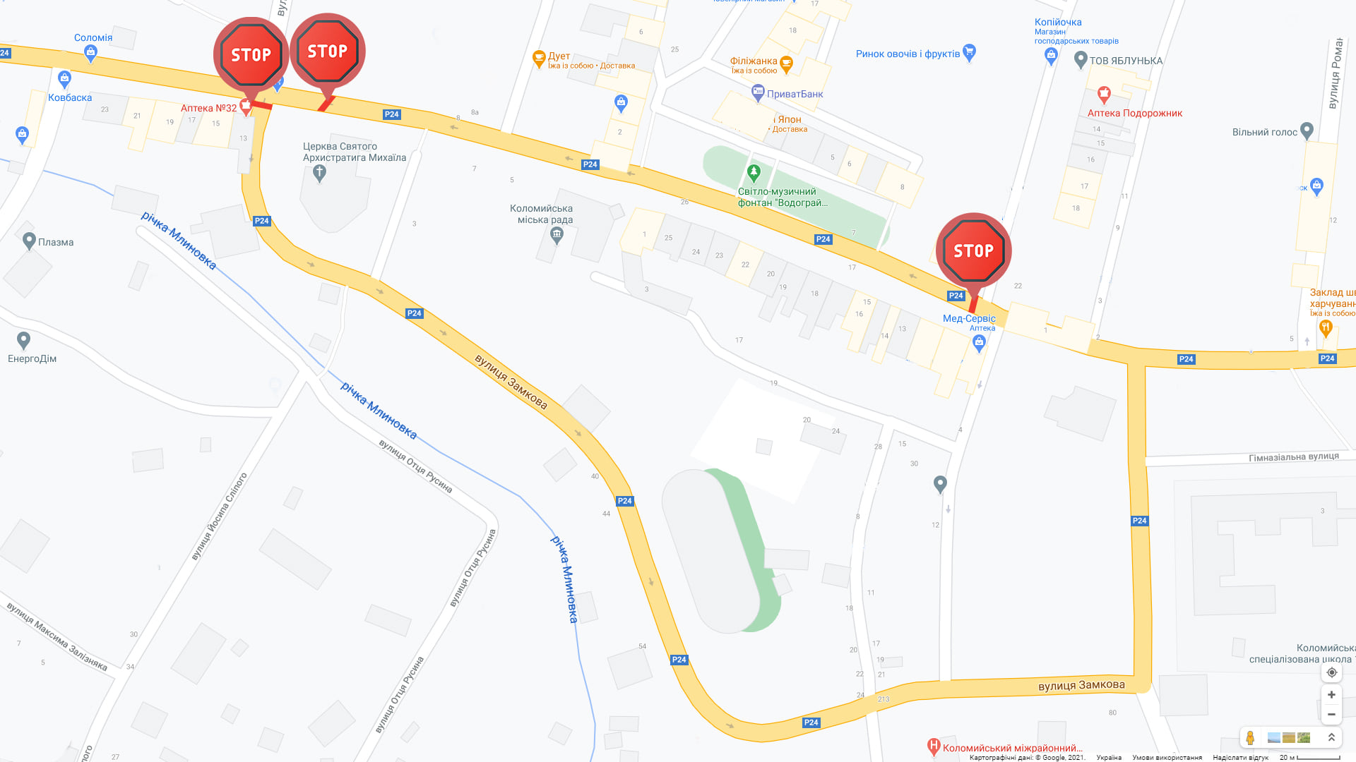 19 січня буде обмежено рух у центральній частині Коломиї