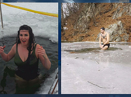 Коломийські «моржі» розповіли, чому купаються взимку (відео)