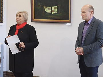 У Коломиї презентував персональну виставку живопису художник з Львівщини Степан Пісьо (відео)