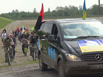 На Коломийщині відбувся ветеранський велопробіг