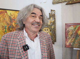 Мирослав Ясінський представив персональну виставку з нагоди 70-річчя (відео)