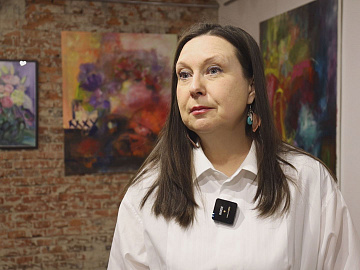 В арт-просторі «Зодіак» відкрили виставку Номеди Чюрльоніте та її учнів (відео)