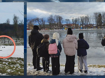 Рятувальники та ювенальні поліцейські наголошують: виходити на лід заборонено (відео)