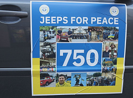  До Коломиї прибув 17-й конвой Jeeps for Peace