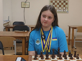 Коломиянка у складі збірної стала чемпіонкою України з класичних шахів