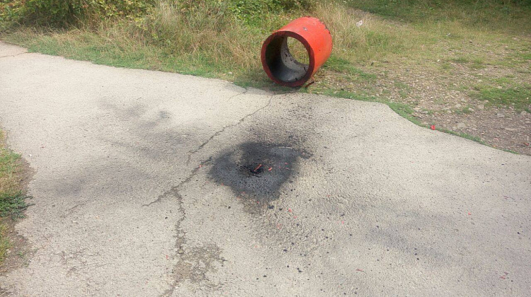 СБУ виявила в Івано-Франківську вибуховий пристрій під пішохідним мостом (фото)