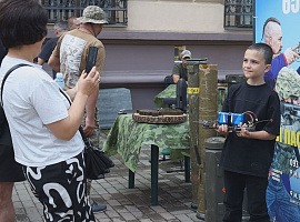 У Коломиї військові показали інтерактивну виставку