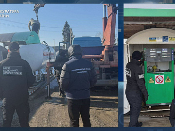 На Прикарпатті припинено діяльність чотирьох АЗС, які нелегально торгували пальним (відео)