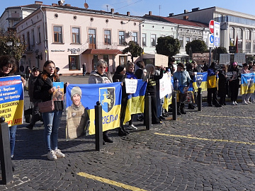 У Коломиї відбулася акція на підтримку військовополонених (відео)