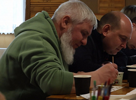 Психологи поліції Прикарпаття допомагають захисникам відновлюватися кавотерапією (відео)