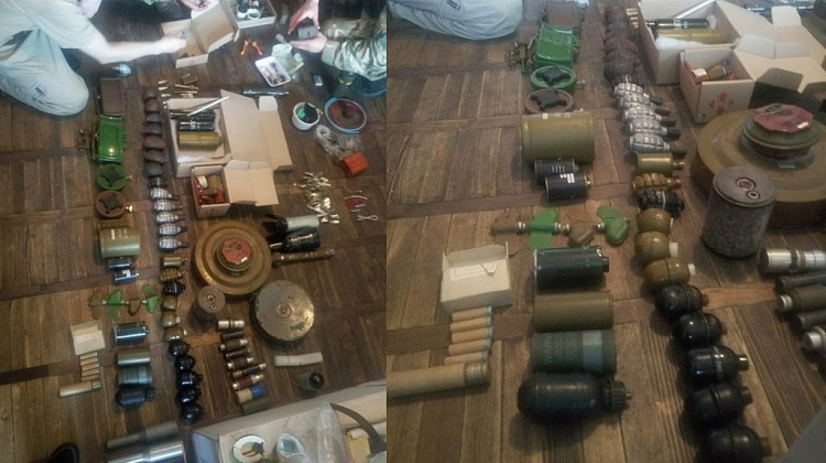 СБУ виявила арсенал боєприпасів в Івано-Франківську (фото)