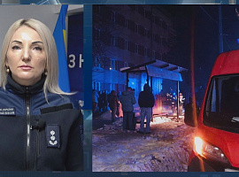 В Івано-Франківську горів гуртожиток (відео)