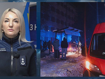 В Івано-Франківську горів гуртожиток (відео)