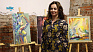 Коломийська художниця Іванна Грищук презентувала виставку своїх робіт (відео)