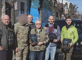 Волонтери зі Словаччини придбали позашляховик для українських захисників (відео)