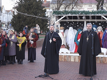 Різдвяну шопку відкрили у Коломиї (відео)