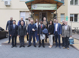 Іноземна делегація відвідала обласний госпіталь ветеранів війни