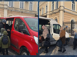 На Прикарпаття продовжують прибувати евакуаційні потяги (відео)