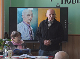 Відбулася зустріч учнів з письменником та художником Богданом Книжком (відео)