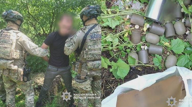 Нацполіція та СБУ затримали торговців нелегальною зброєю на Івано-Франківщині (відео)