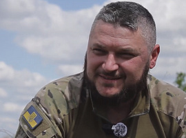Михайло Вовк з Коломиї став на захист країни і вже понад два роки боронить Батьківщину (відео)